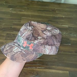 Womens camo under armor hat